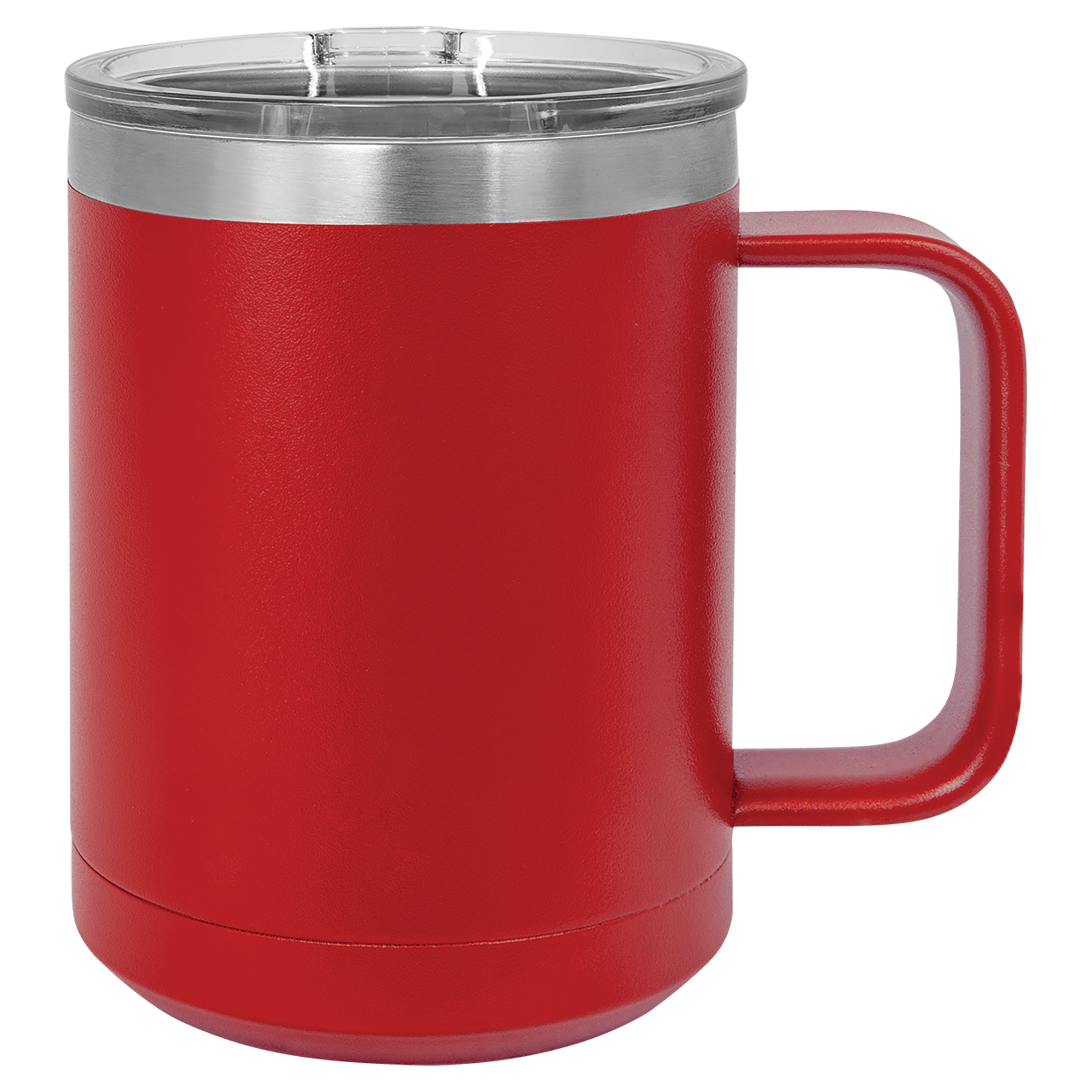 Polar Camel 15 oz. Red Vacuum Insulated Mug with Slider Lid