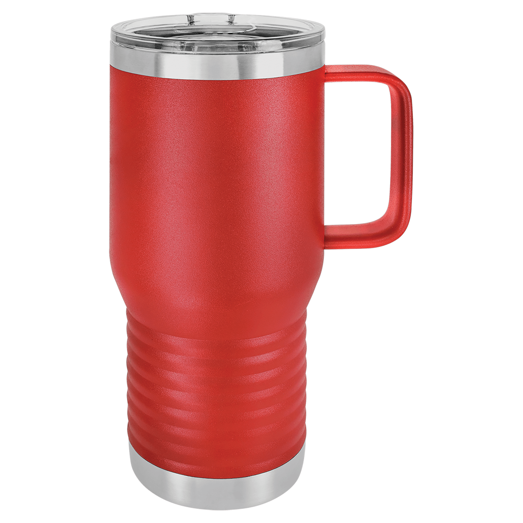Polar Camel 20 oz. Red Vacuum Insulated Travel Mug with Slider Lid