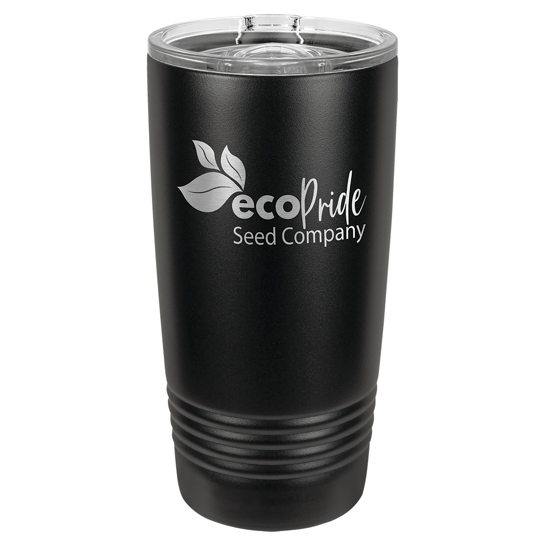 Polar Camel 20 oz. Black Insulated Ringneck Tumbler with Slider Lid