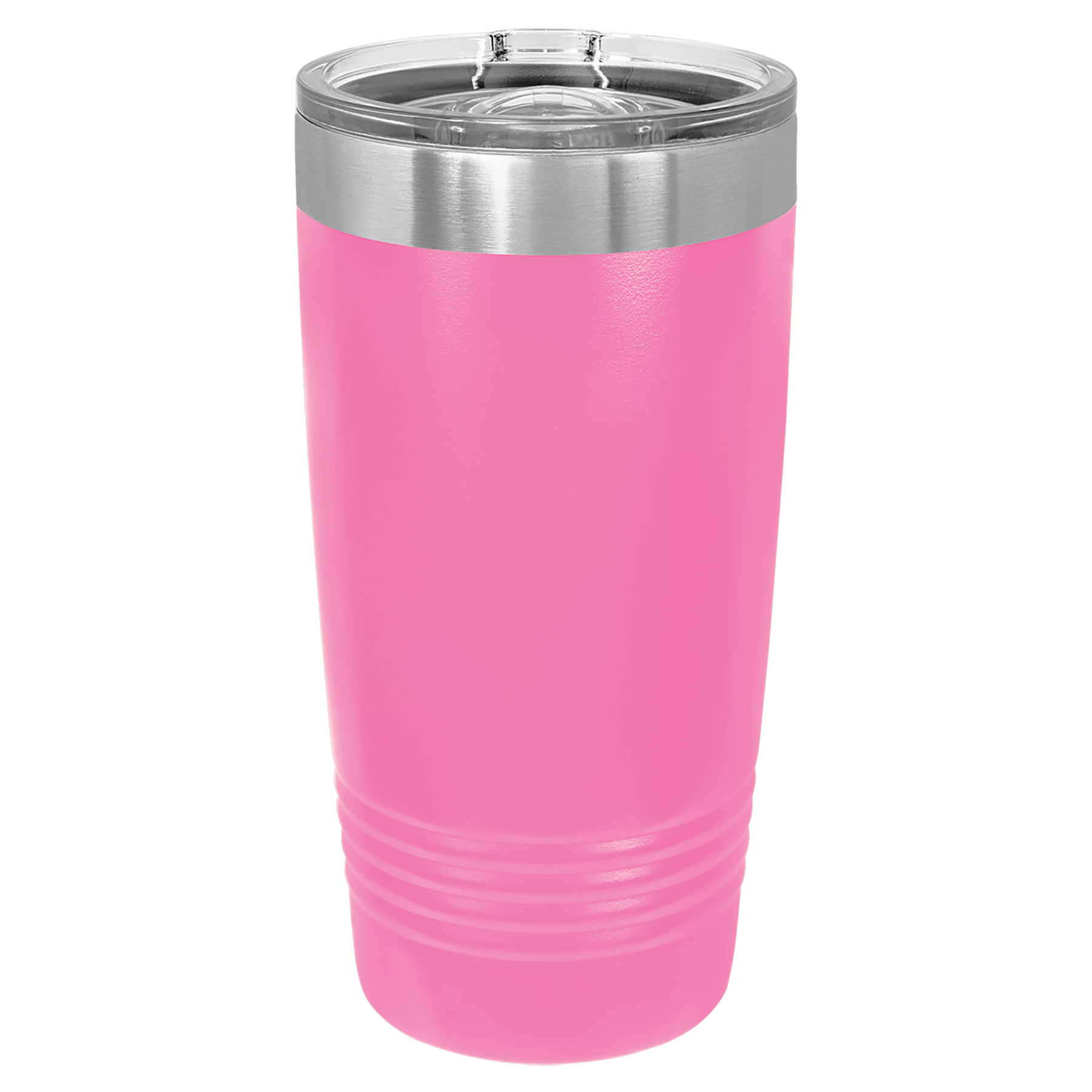 Polar Camel 20 oz. Pink Insulated Ringneck Tumbler with Slider Lid
