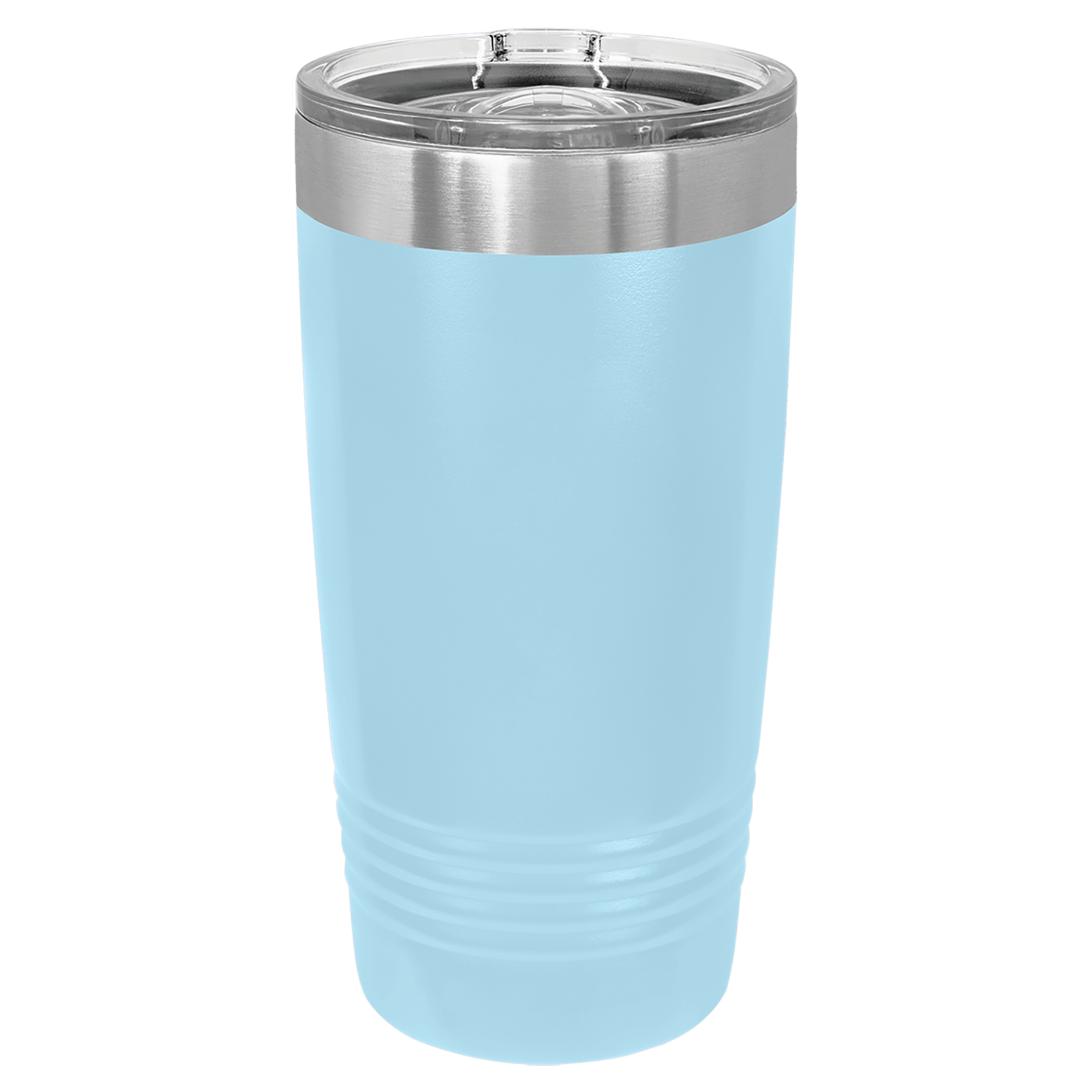 Polar Camel 20 oz. Light Blue Insulated Ringneck Tumbler with Slider Lid
