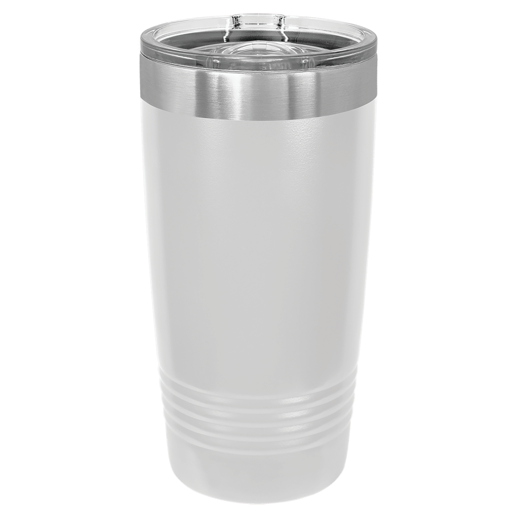 Polar Camel 20 oz. White Insulated Ringneck Tumbler with Slider Lid