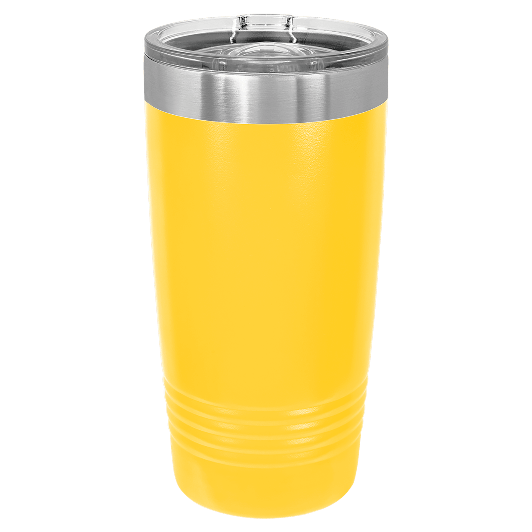 Polar Camel 20 oz. Yellow Insulated Ringneck Tumbler with Slider Lid