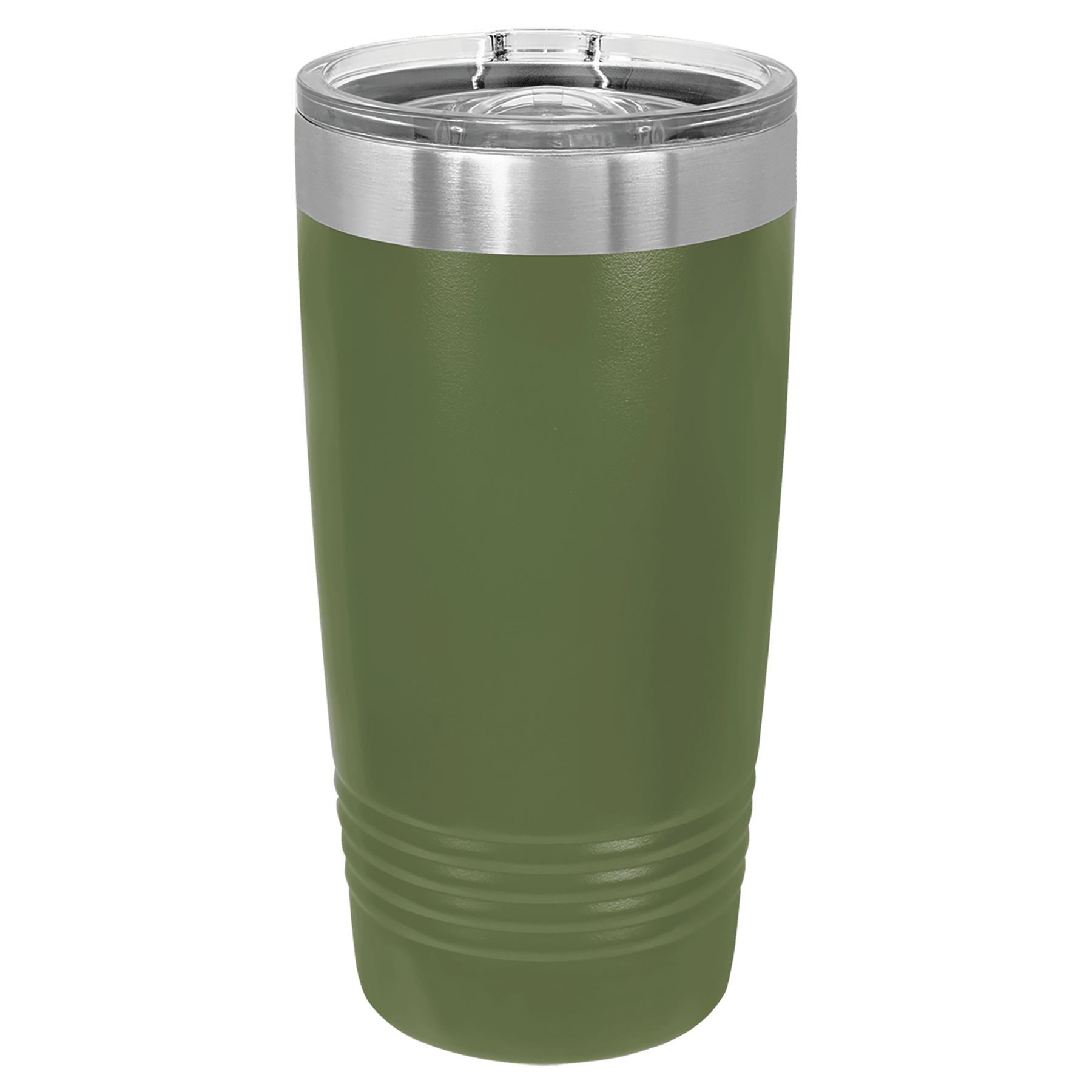 Polar Camel 20 oz. Olive Green Insulated Ringneck Tumbler with Slider Lid