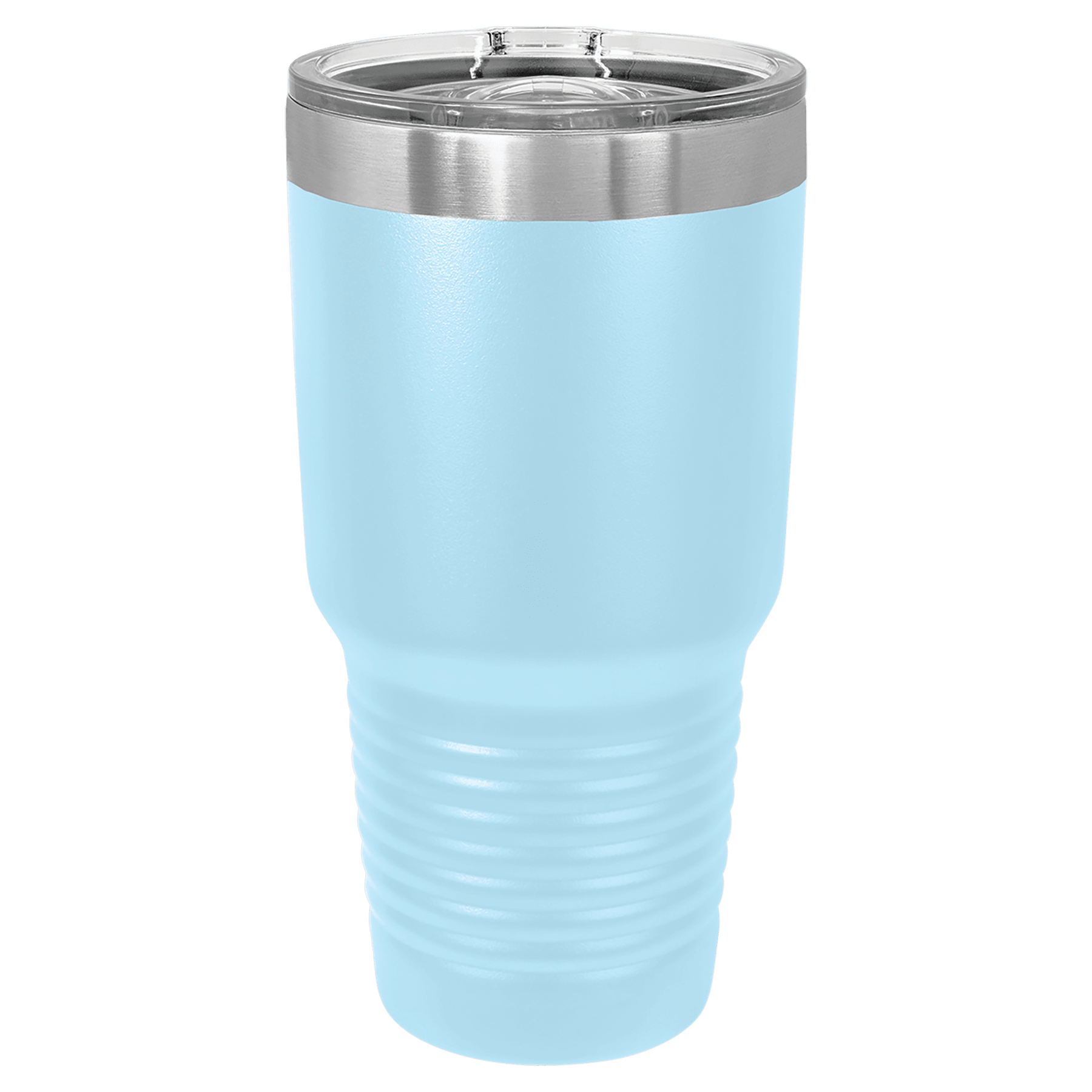 Polar Camel 30 oz. Light Blue Insulated Ringneck Tumbler with Slider Lid