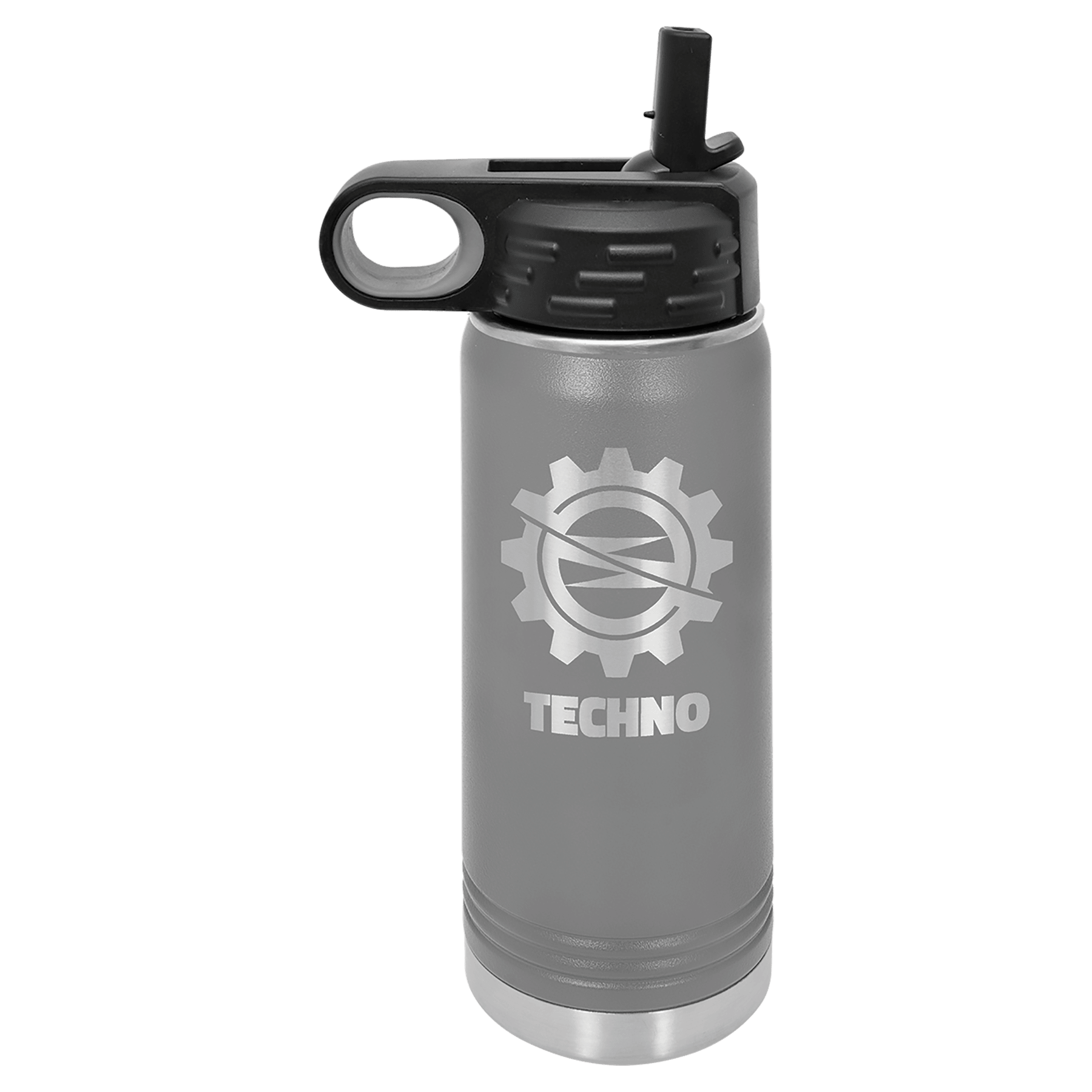 Polar Camel 20 oz. Dark Gray Water Bottle