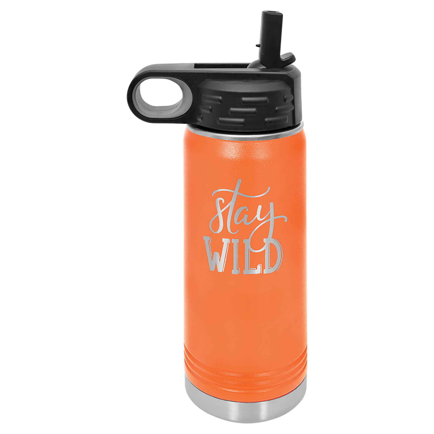 Polar Camel 20 oz. Orange Water Bottle