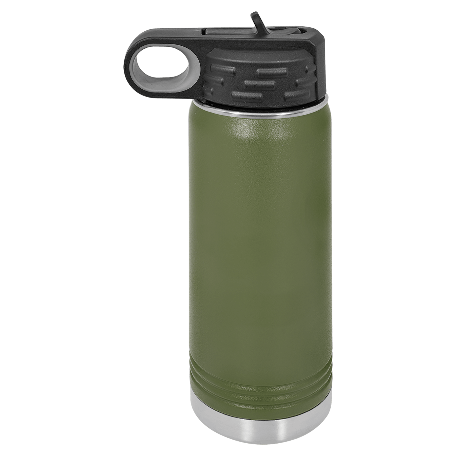 Polar Camel 20 oz. Olive Green Water Bottle