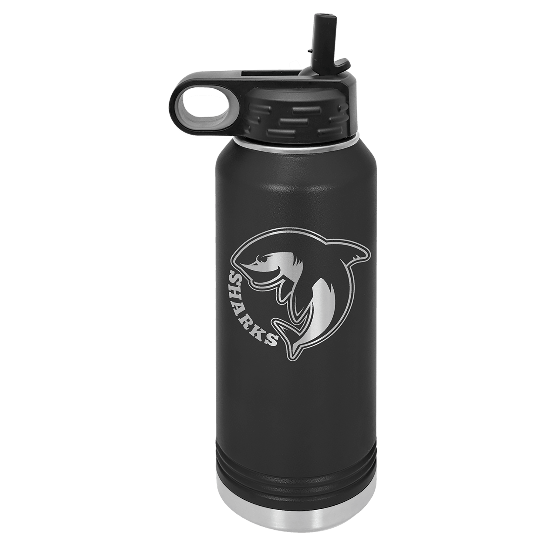 Polar Camel 32 oz. Black Water Bottle