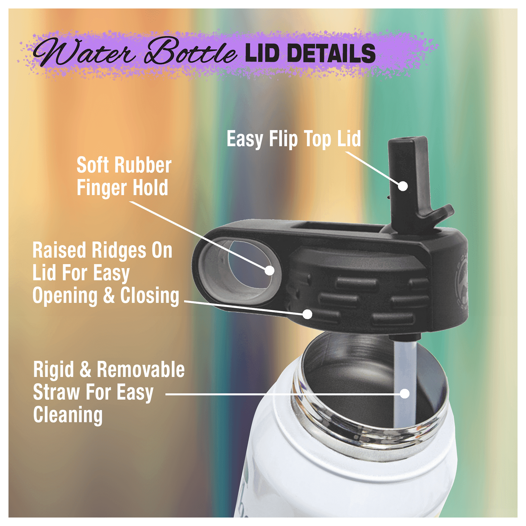 Polar Camel 20 oz. Navy Blue Water Bottle