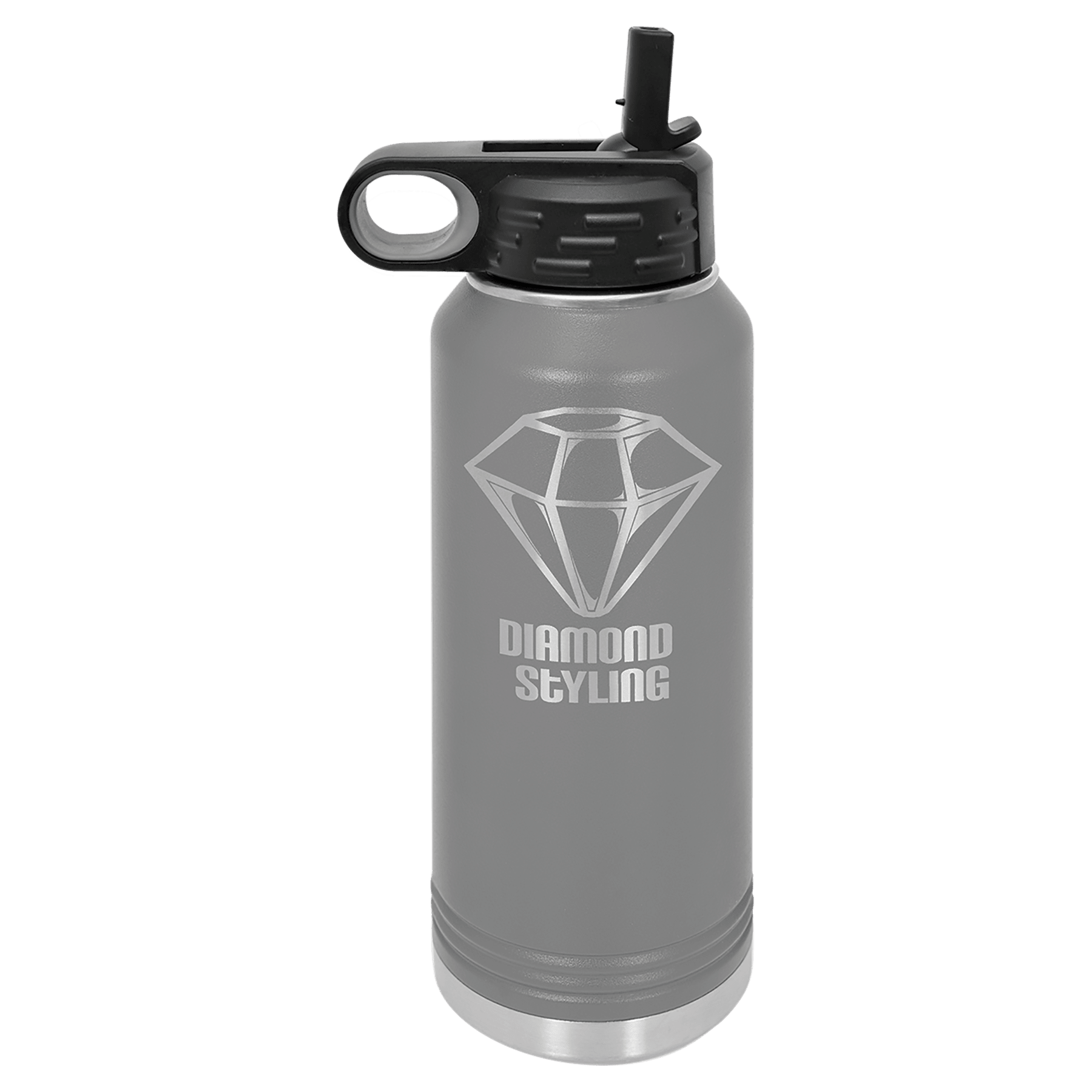 Polar Camel 32 oz. Dark Gray Water Bottle