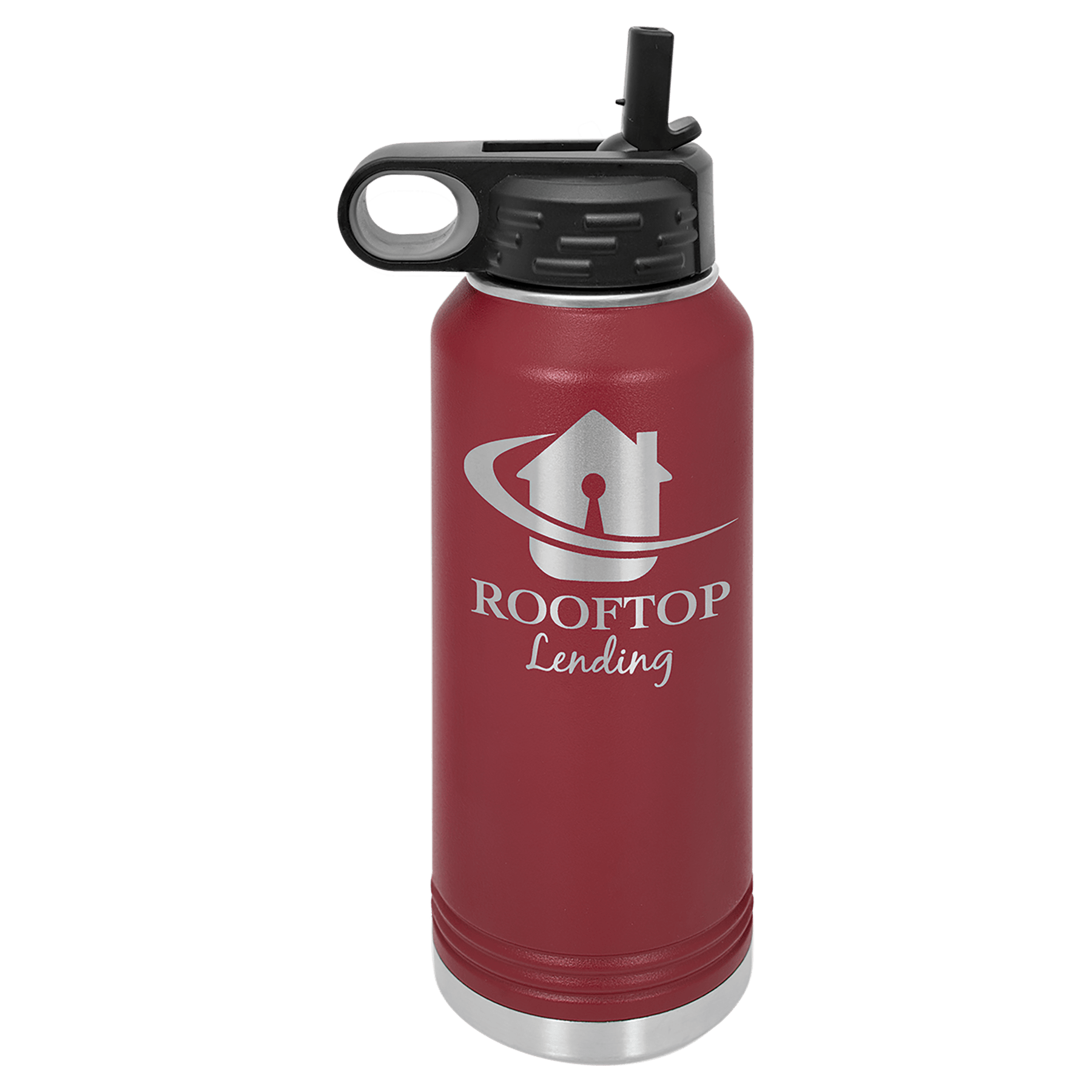 Polar Camel 32 oz. Maroon Water Bottle
