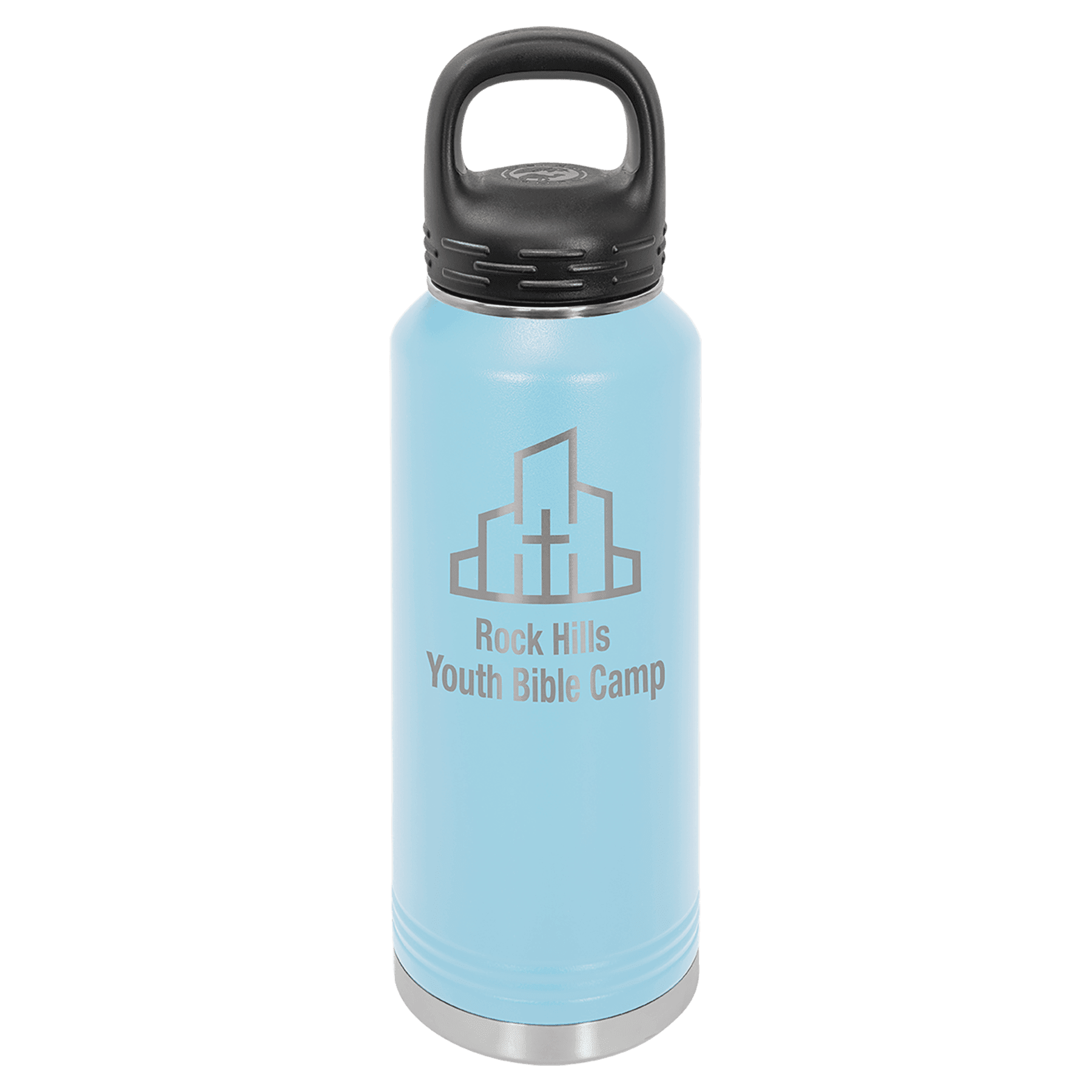 Polar Camel 40 oz. Light Blue Water Bottle